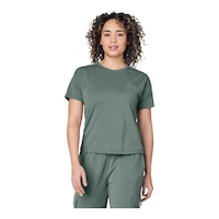 FWD Women's Free Drirelease® Pocket Minimal T Shirt Front_Flat