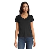 Ripzone Women's Citron V Neck T Shirt Front_Flat