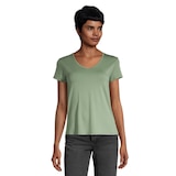 Ripzone Women's Citron V-Neck T-Shirt Front_Flat