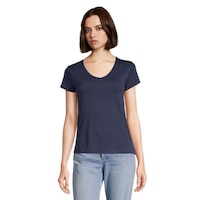 Ripzone Women's Citron V-Neck T-Shirt Front_Flat