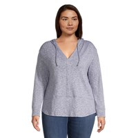 Ripzone Women's Plus Size Haida 2.0 Hooded Top Front_Flat