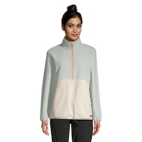 Woods Women's Blakiston 2.0 Quarter Zip Fleece Top Front_Flat