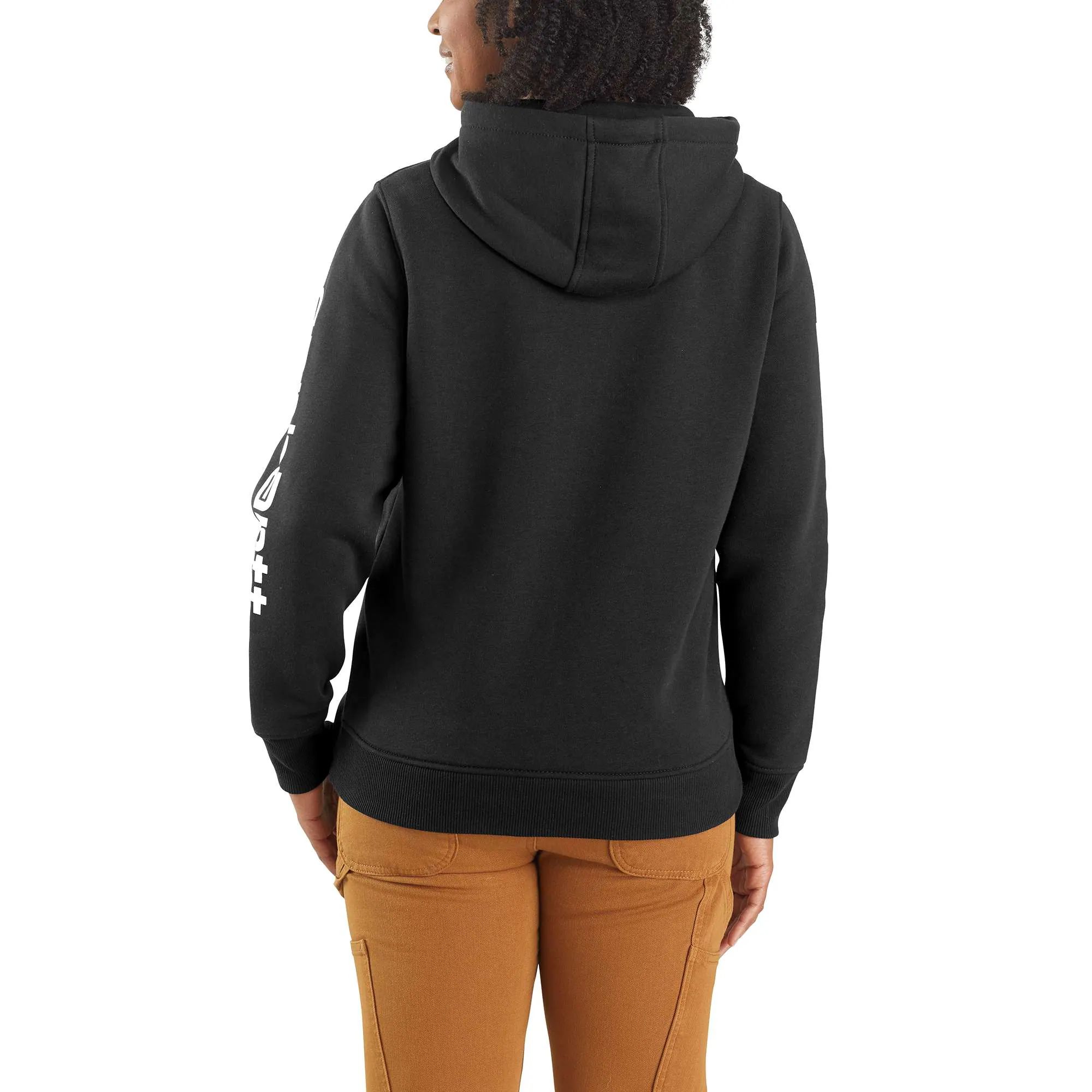 Carhartt Women's Relaxed Fit Logo Graphic Hoodie