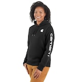 Carhartt Women's Relaxed Fit Logo Graphic Hoodie Front_Angled_Left