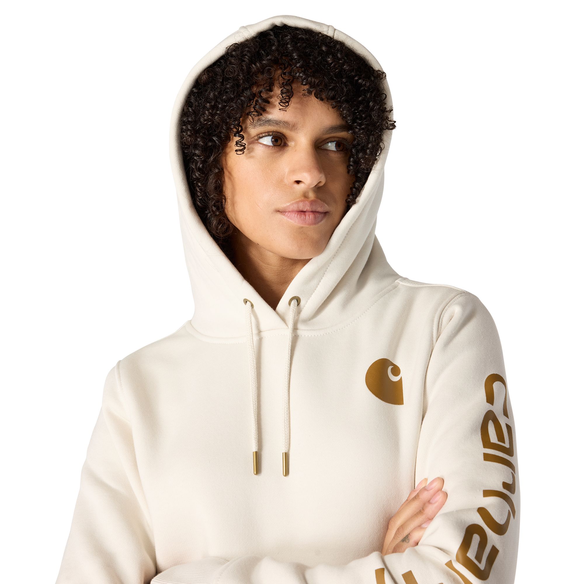 Carhartt Women's Relaxed Fit Logo Graphic Hoodie
