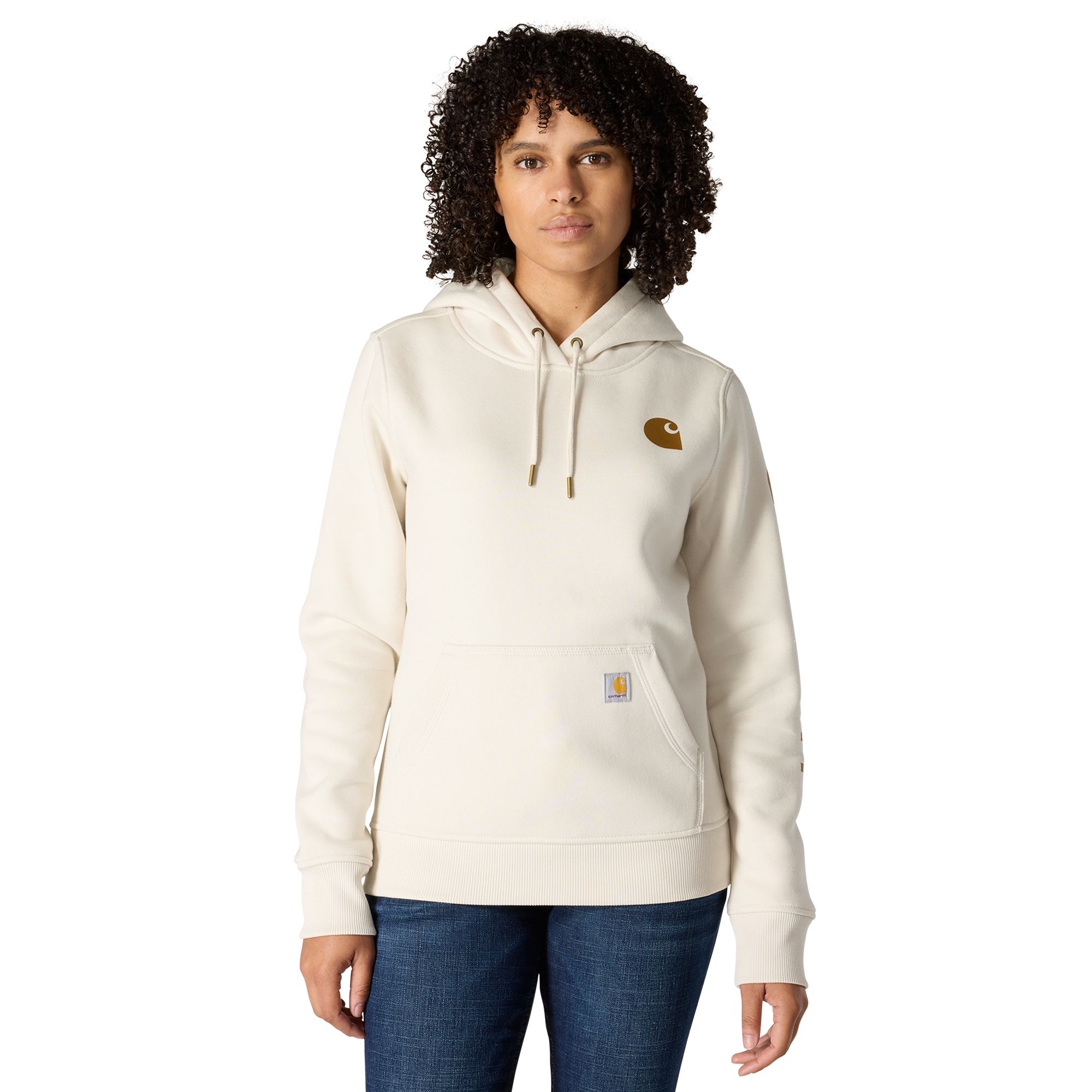 Carhartt Women's Relaxed Fit Logo Graphic Hoodie