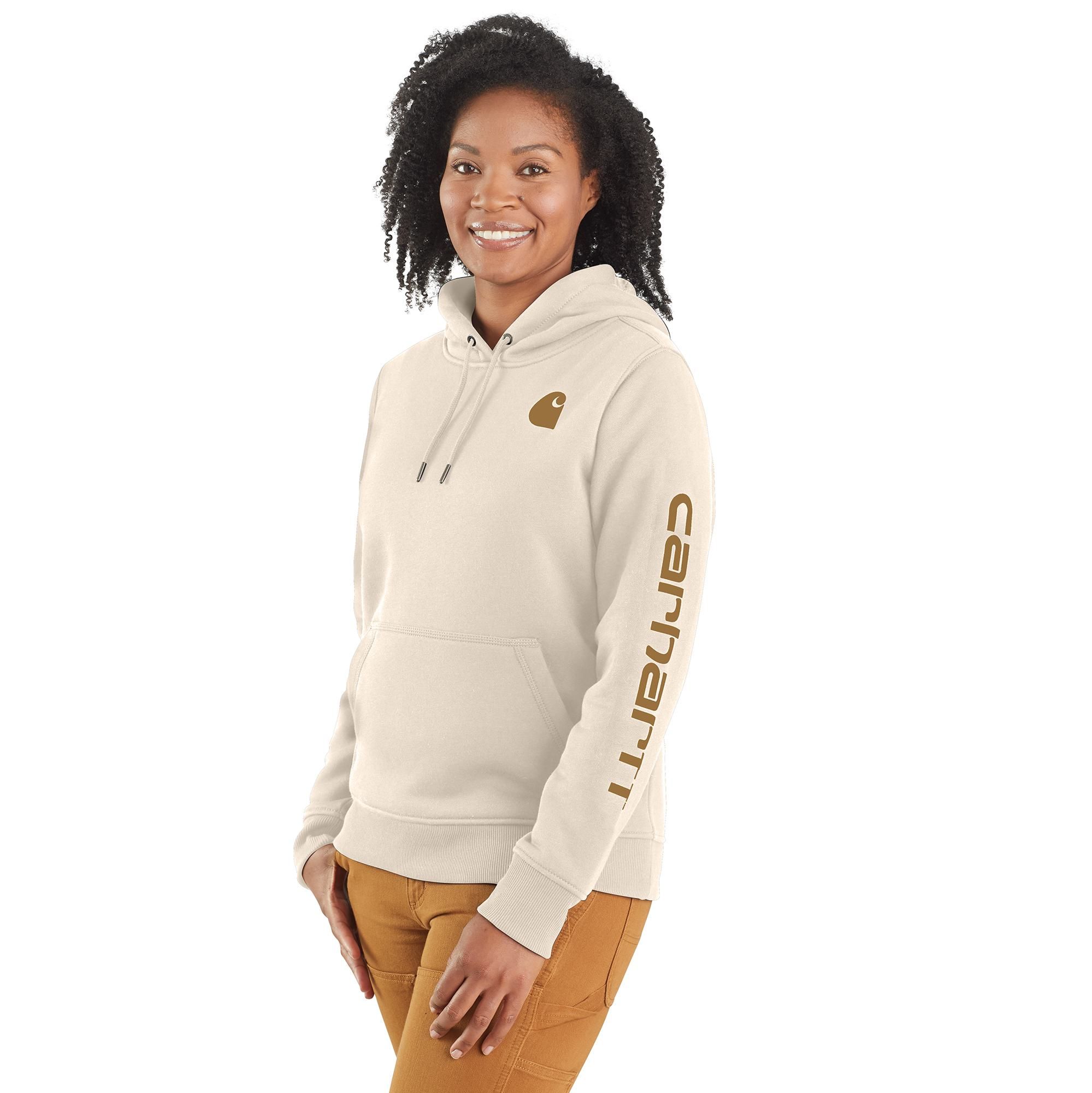 Carhartt Women's Relaxed Fit Logo Graphic Hoodie