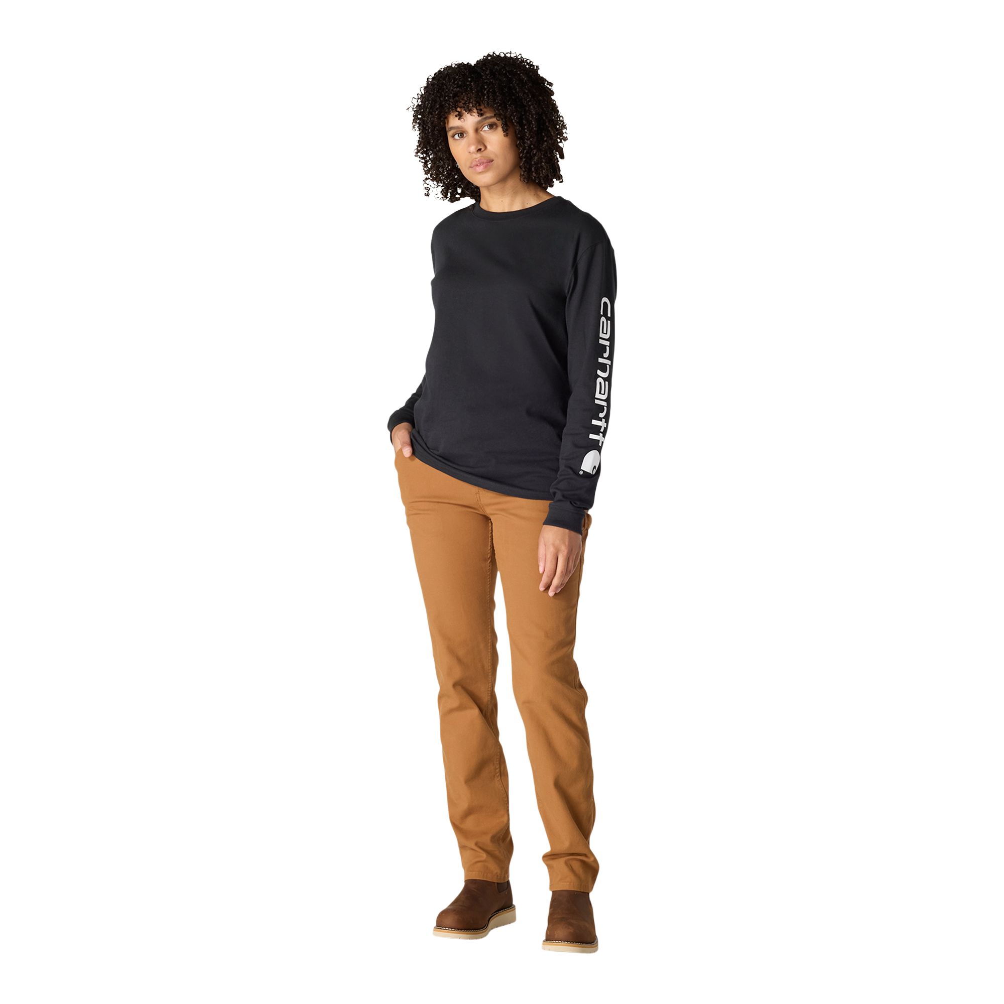 Carhartt Women's Long Sleeve Logo T-Shirt