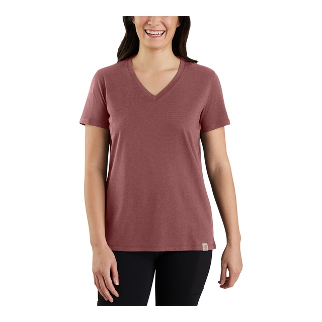 Carhartt Women's Relaxed Fit Tencelss V Neck T Shirt