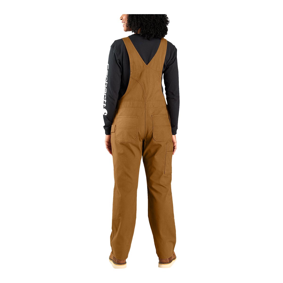 Carhartt Women's Double Front Canvas Bib Overalls