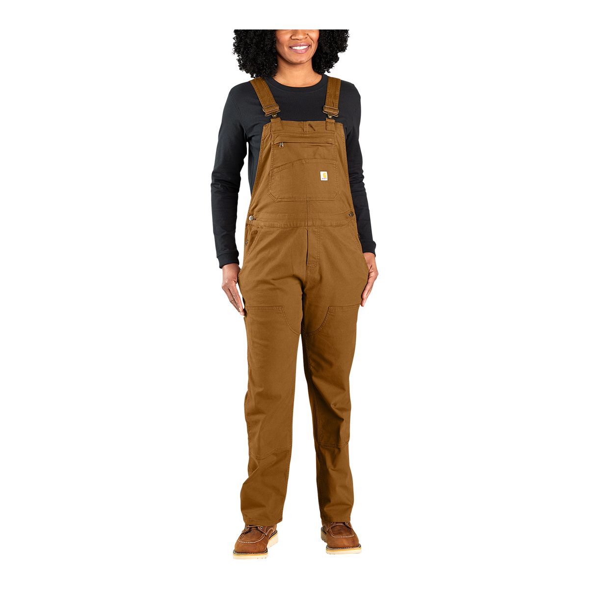 Carhartt Women's Double Front Canvas Bib Overalls