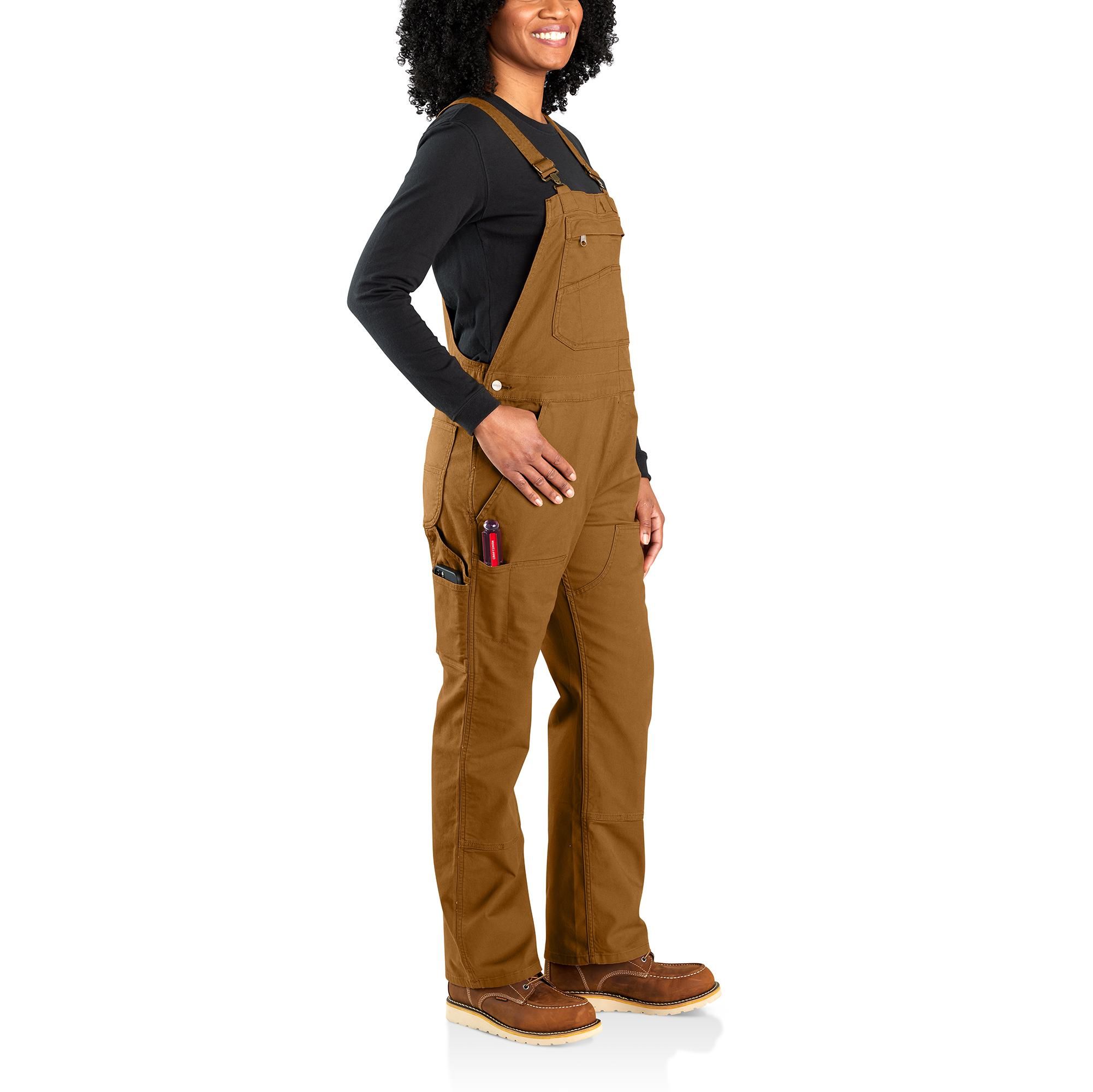 Carhartt Women's Double Front Canvas Bib Overalls