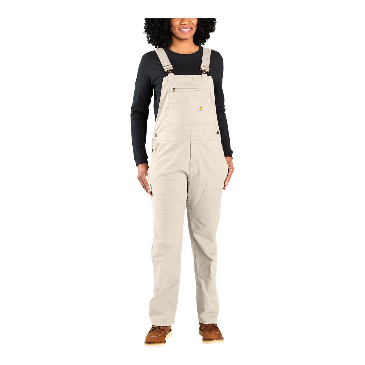 Carhartt Women's Loose Fit Canvas Bib Overalll Pants
