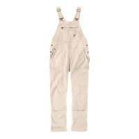 Carhartt Women's Loose Fit Canvas Bib Overalll Pants Front_Flat
