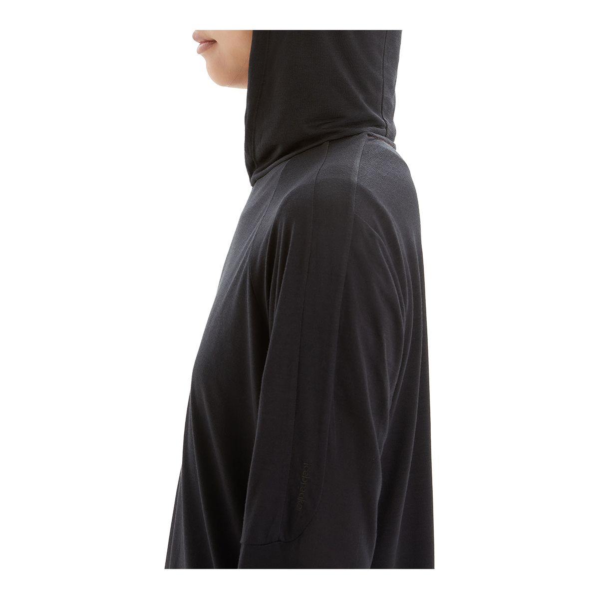 Icebreaker Cool-Lite LS Hoodie - Women's M Black