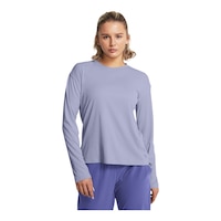 Under Armour Women's Iso-Chill Shorebreak UPF Long Sleeve Shirt Front_Flat