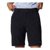 Columbia Women's Back Beauty™ Softshell Shorts Front_Flat