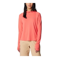 Columbia Women's Summit Valley™ UPF Hoodie Front_Angled_Left