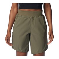 Columbia Women's Leslie Falls™ Long Shorts -  9" Front_Flat