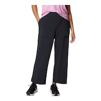 Columbia Women's Boundless Beauty Omni-Shade Wide Leg Capri Front_Flat