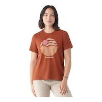 Smartwool Women's HZN View Graphic T Shirt Front_Three_Fourths_Angled_Left