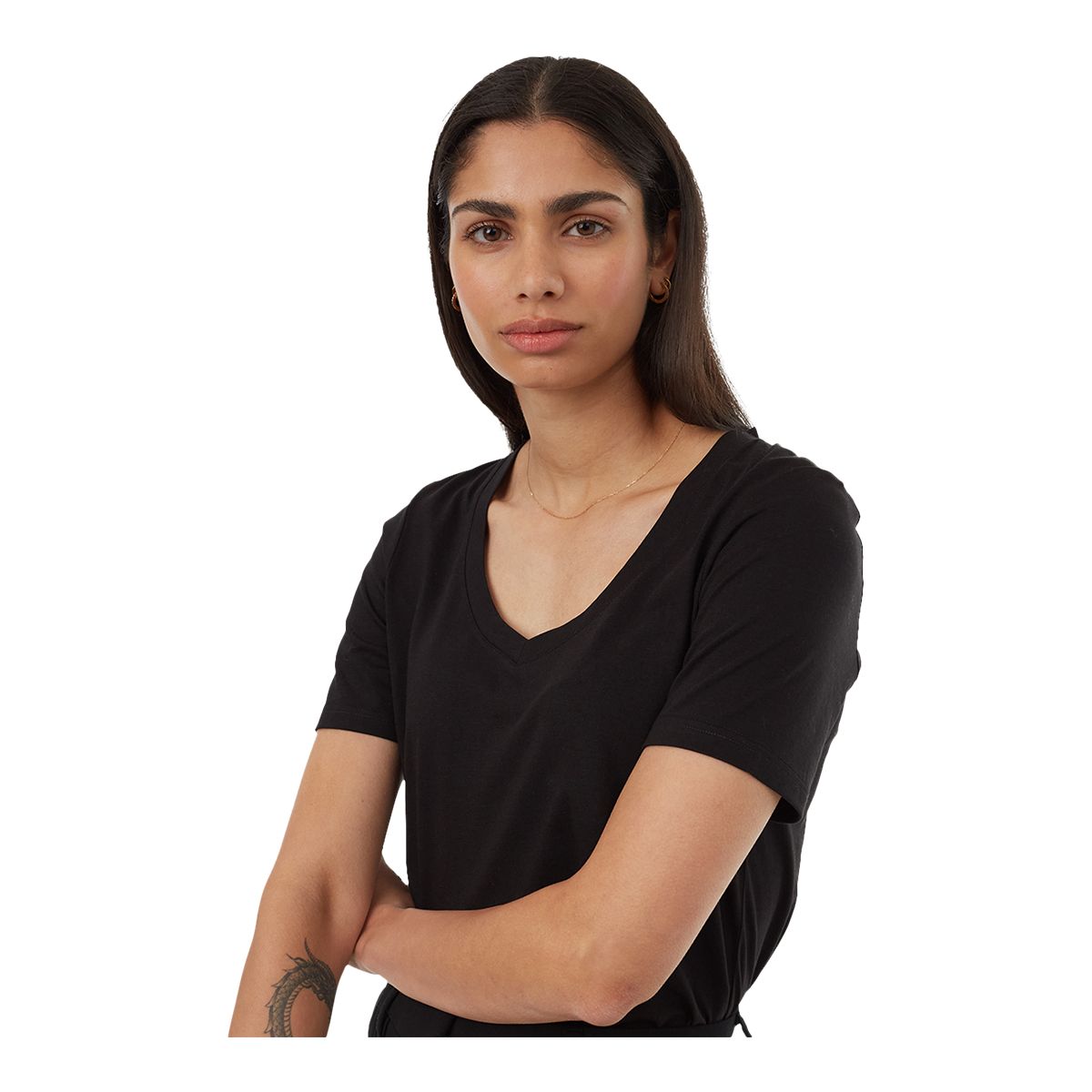 Tentree Women's TreeBlend V-Neck T Shirt