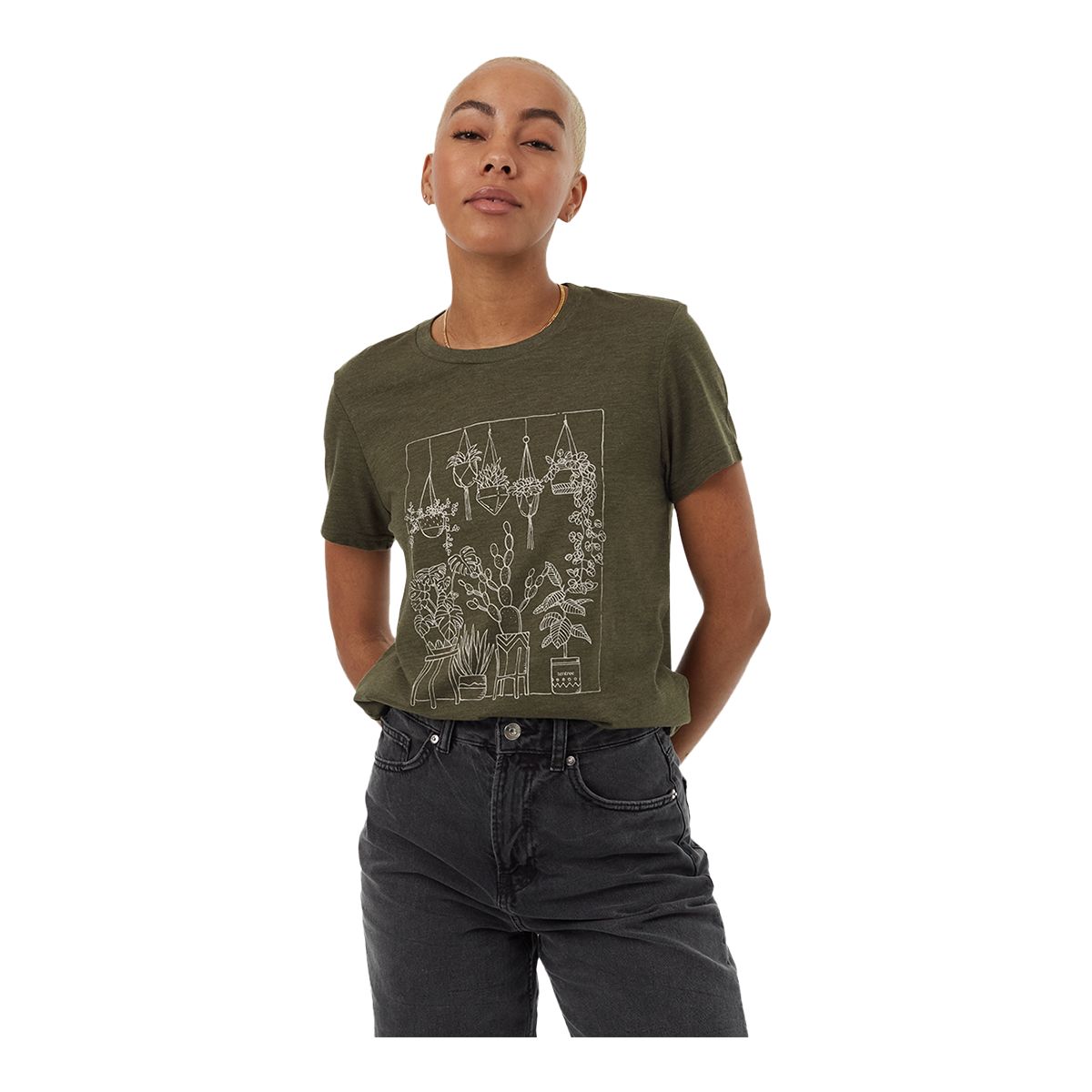 tentree Women's Plant Club T Shirt