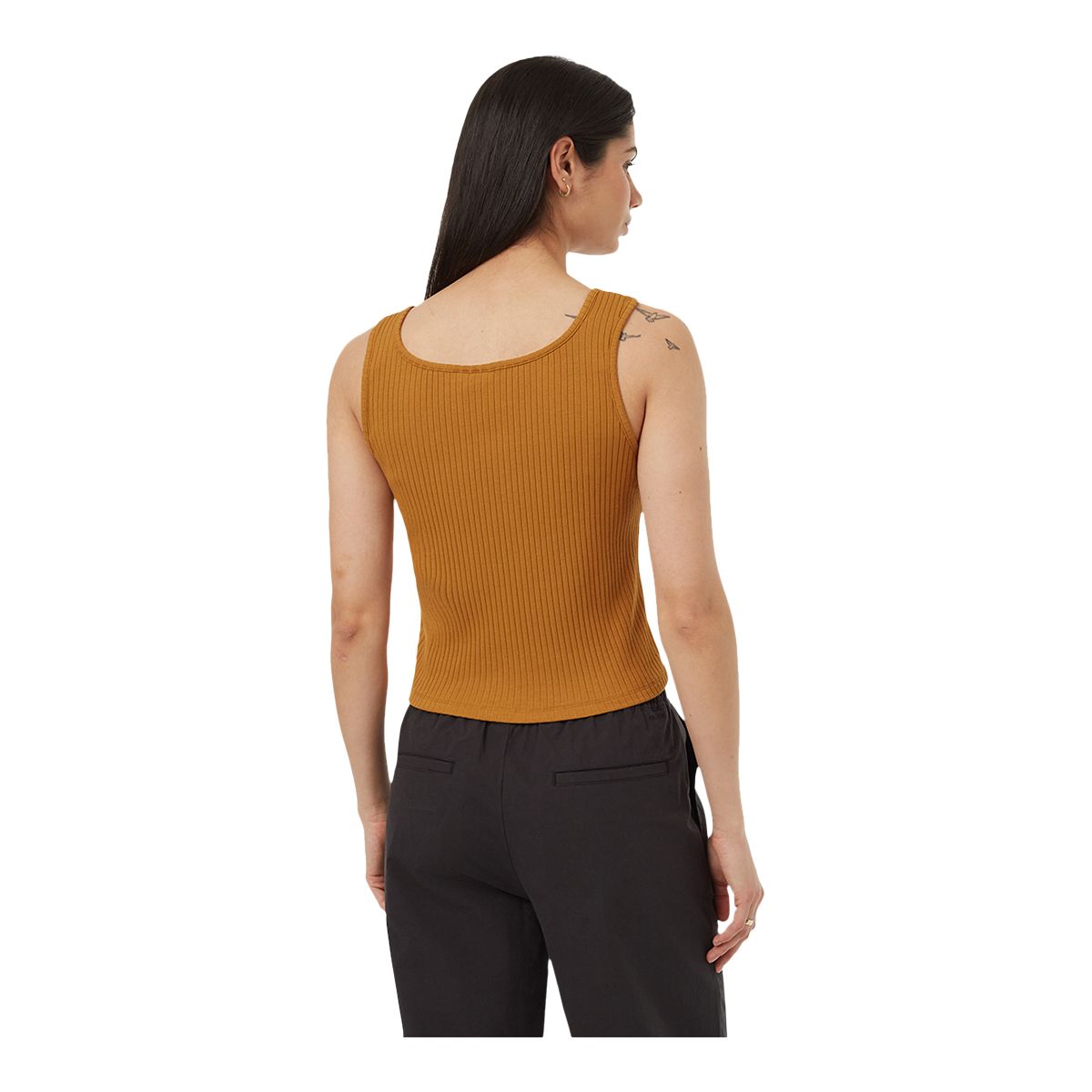 Tentree Women's Rib Button Front Tank Top