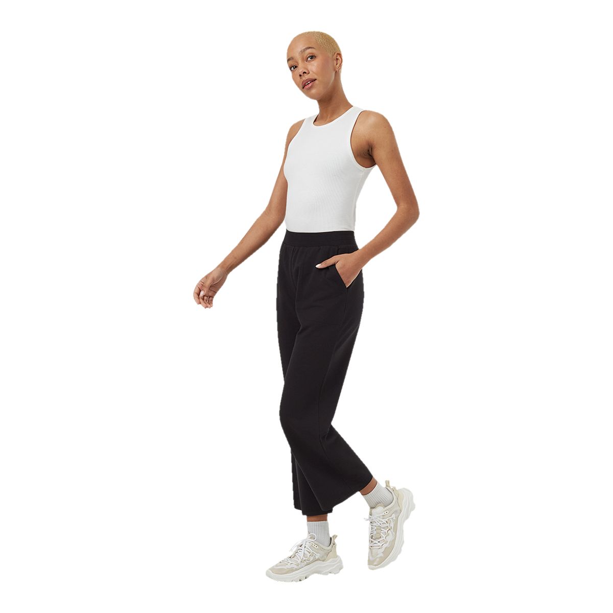 Tentree Women's Softterry Crop Wide Leg Pants