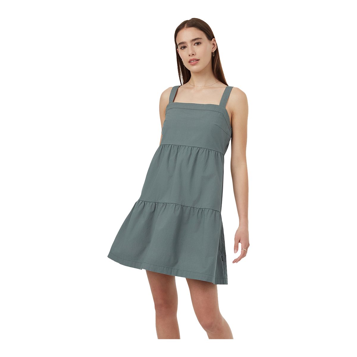 Tentree Women's Ecostretch Cotton Tiered Dress