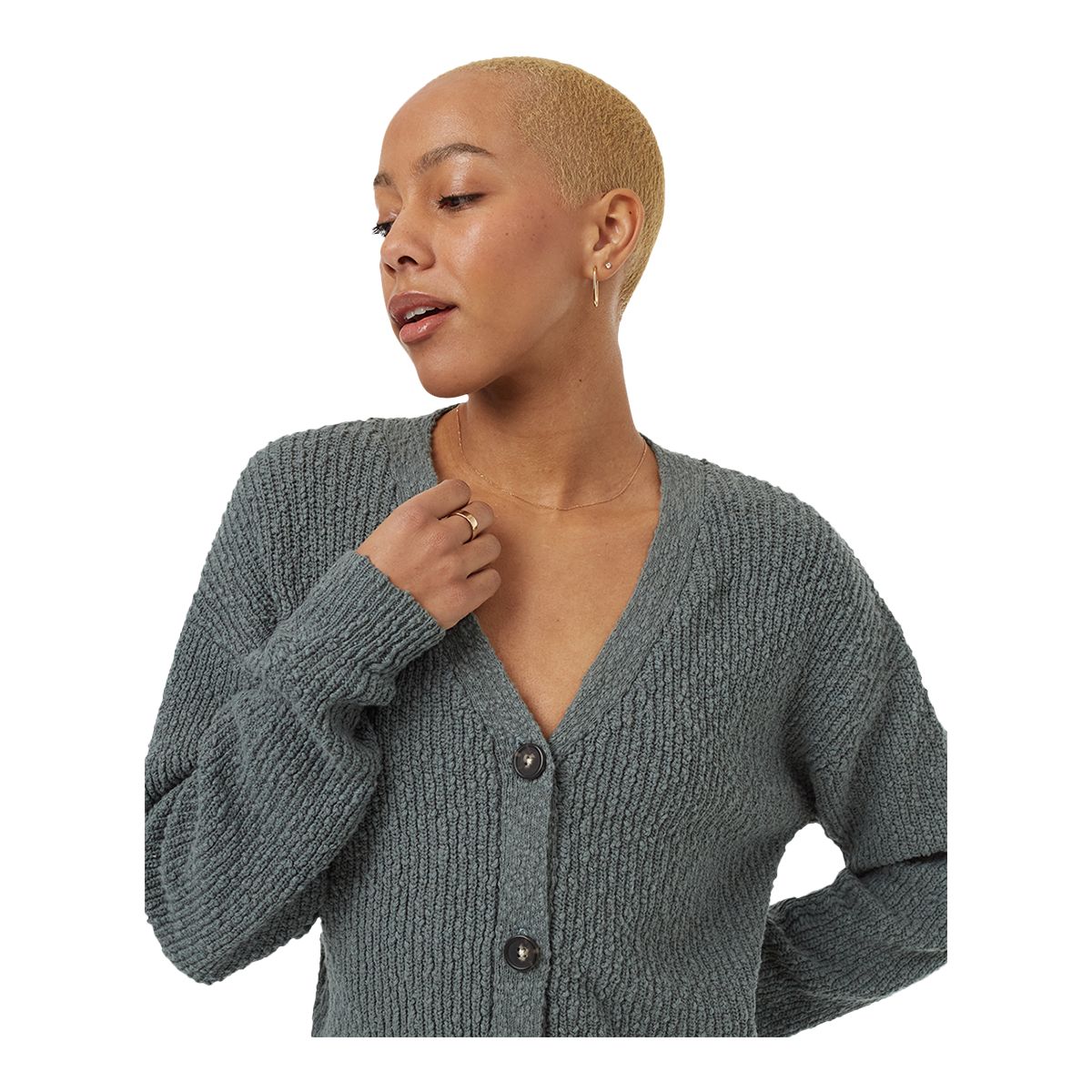 Tentree Women's Hiline Boucle Cardigan