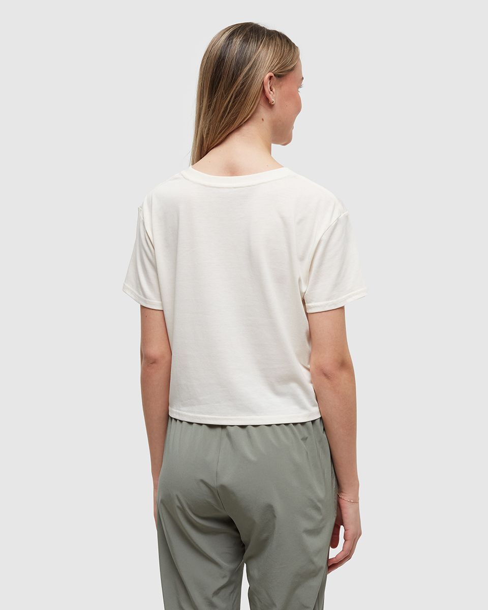 Tentree Women's Floral Crop T Shirt