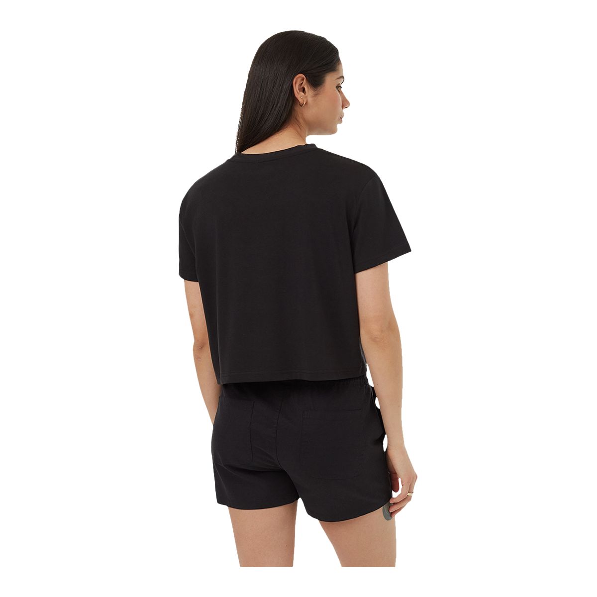 Tentree Women's Floral Crop T Shirt