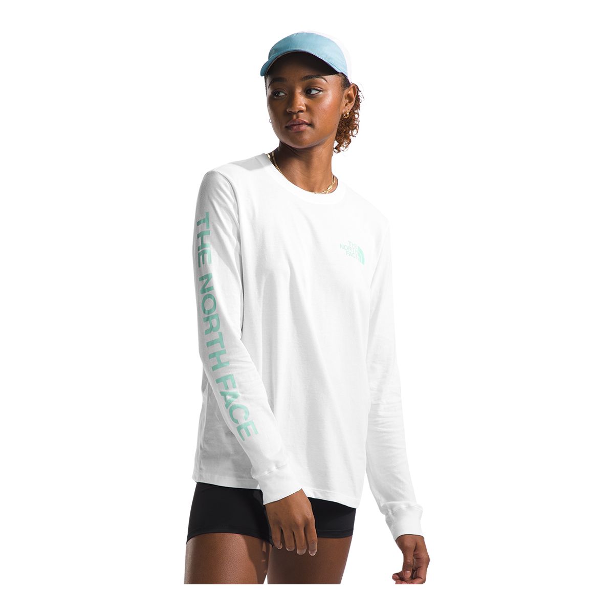 Image of The North Face Women's Sleeve Hit Graphic Long Sleeve T Shirt