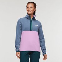 Cotopaxi Women's Amado Fleece Pullover Top Front_Angled_Right