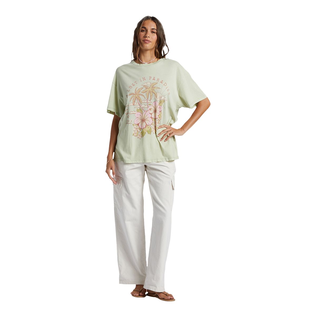Roxy Women's Hibiscus Paradise XBFC T Shirt