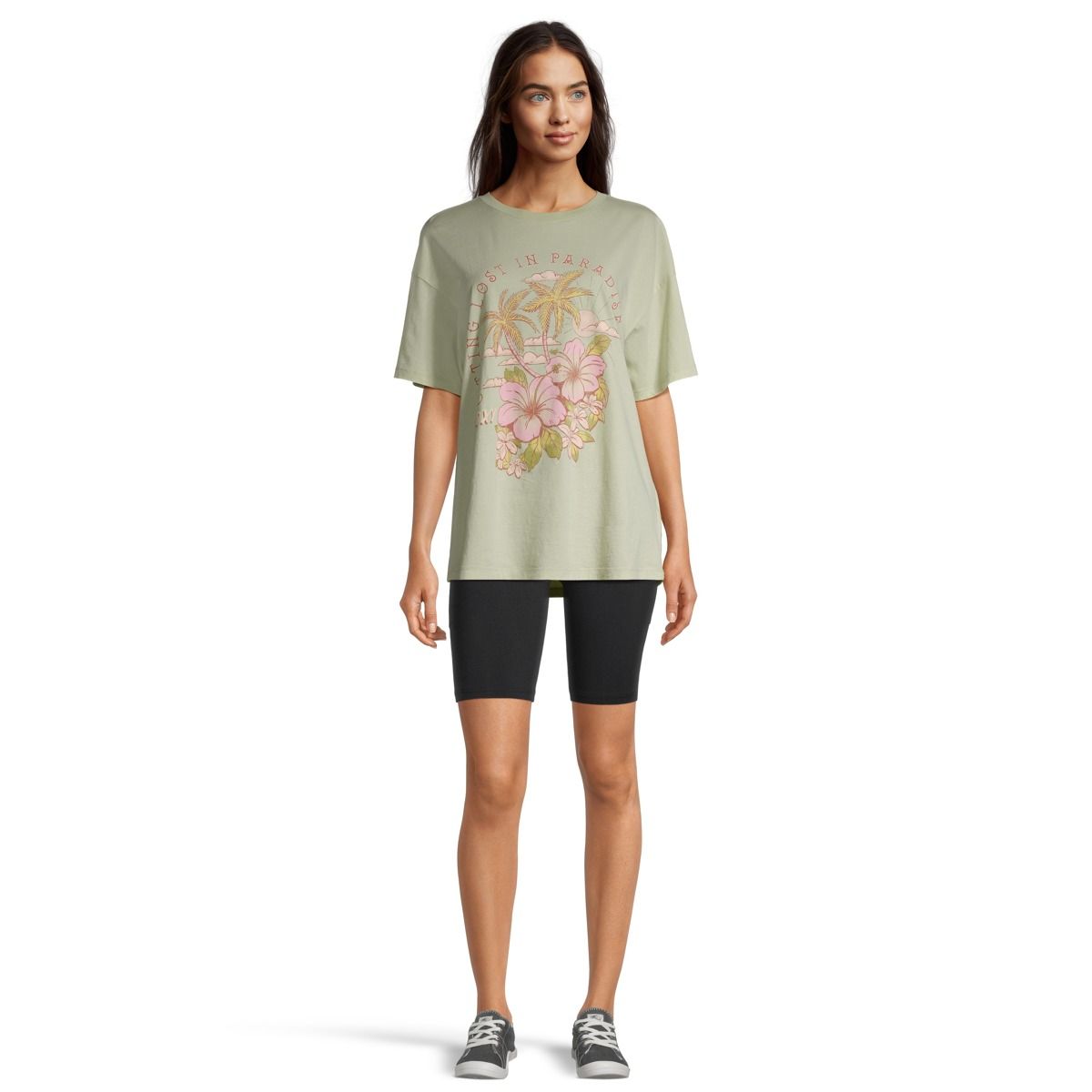 Roxy Women's Hibiscus Paradise XBFC T Shirt