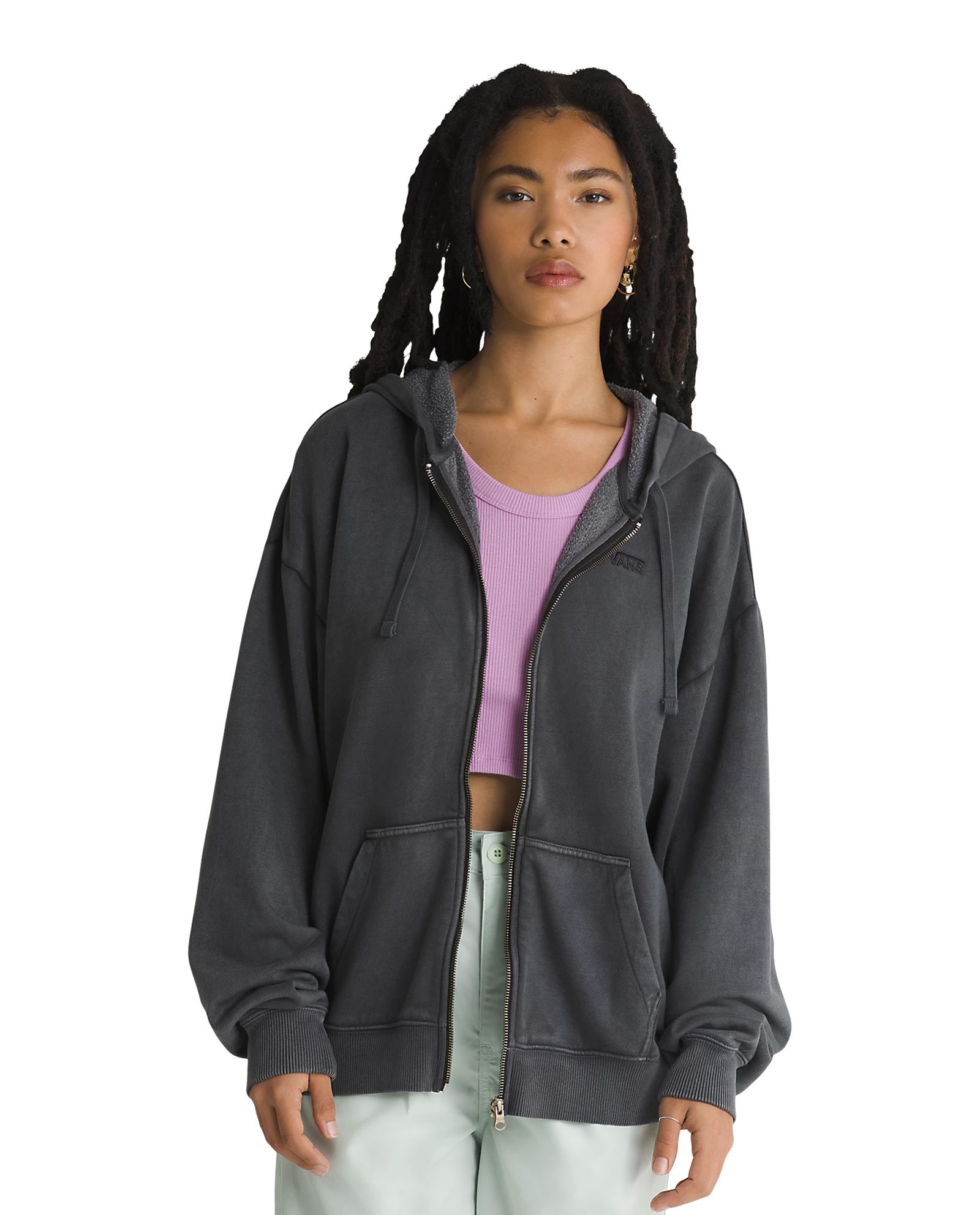 Vans Women's Everyday Oversized Zip Hoodie