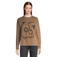Vans Women's Positive Collage BFF Sweatshirt Front_Flat