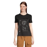 Vans Women's Blackout Floral Crew T Shirt Front_Flat