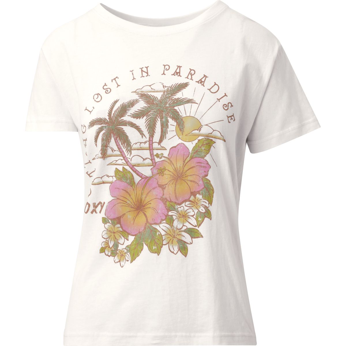 Roxy Women's Hibiscus Paradise BFC T Shirt