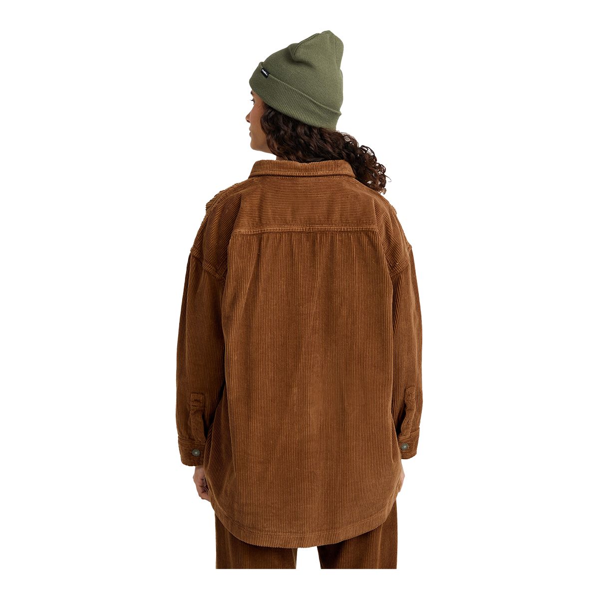 O'Neill Women's Cord Over Woven Long Sleeve Top