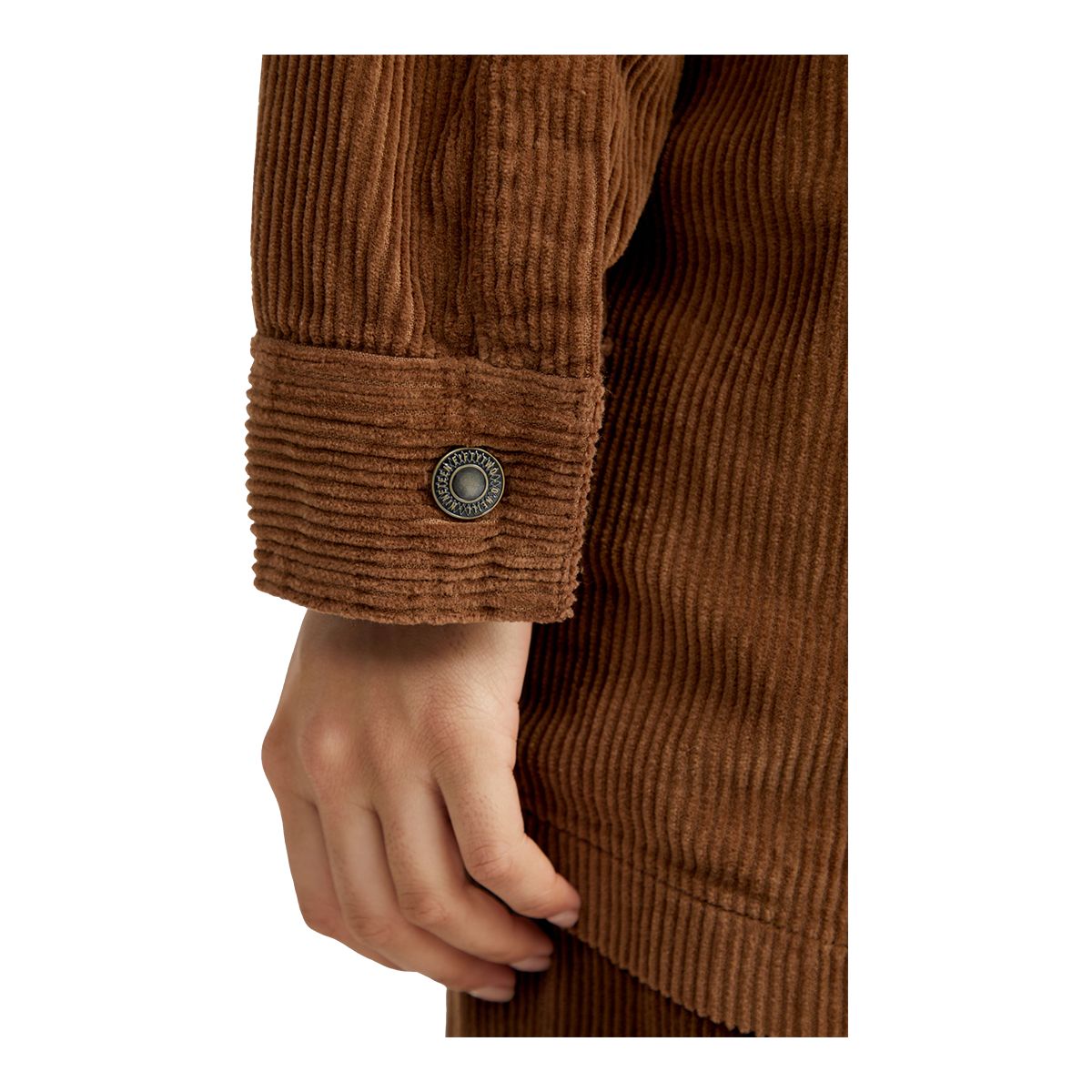 O'Neill Women's Cord Over Woven Long Sleeve Top