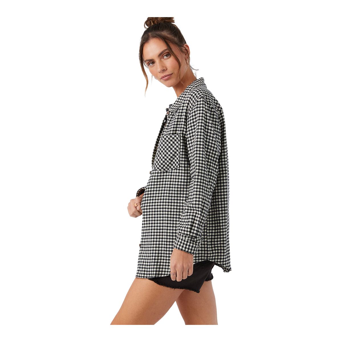 O'Neill Women's Logan Woven Flannel Top