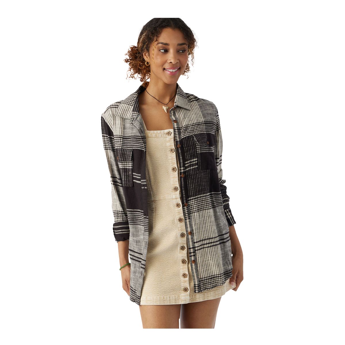 O'Neill Women's Brooks Woven Flannel Top