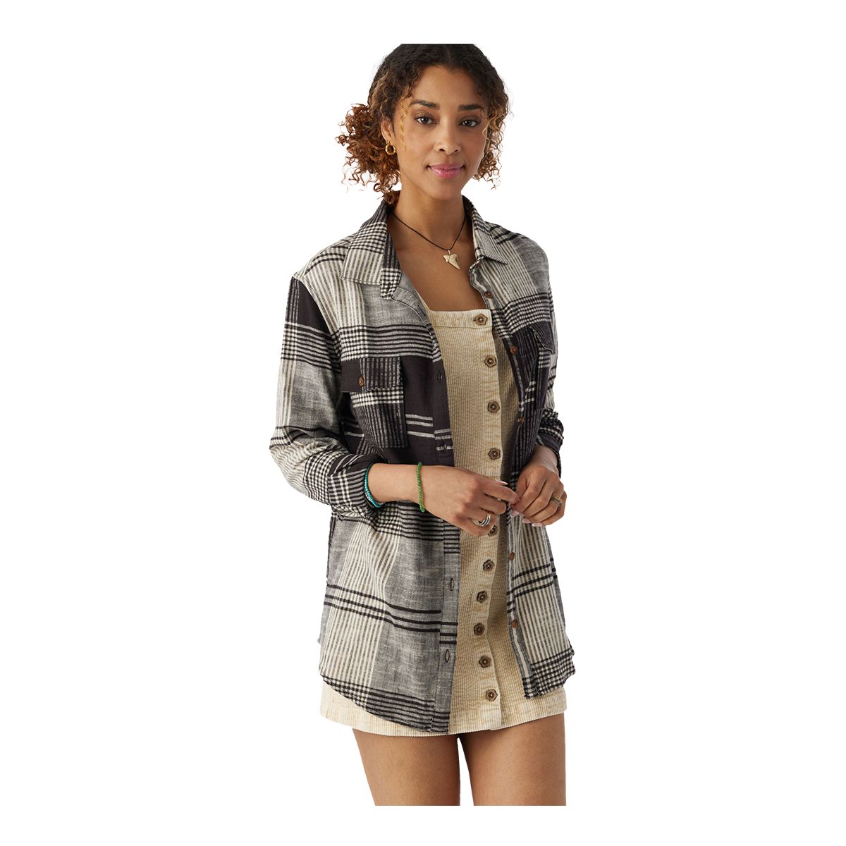 O'Neill Women's Brooks Woven Flannel Top