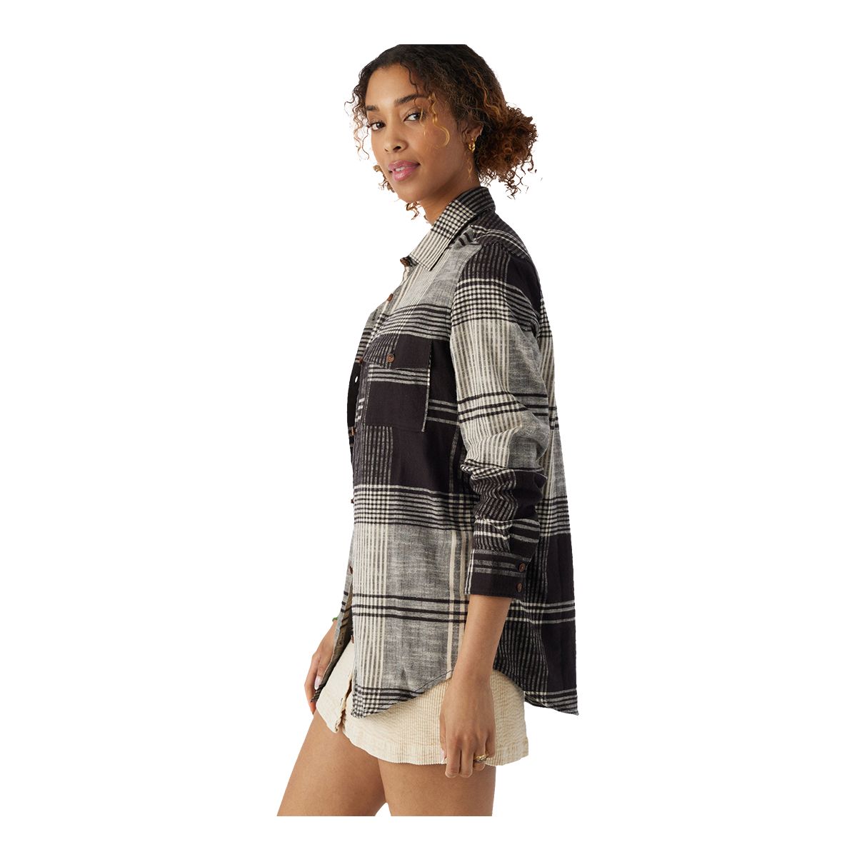 O'Neill Women's Brooks Woven Flannel Top
