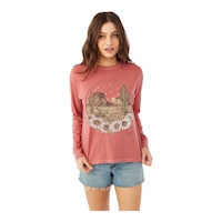 O'Neill Women's Roaming Long Sleeve T Shirt Front_Flat
