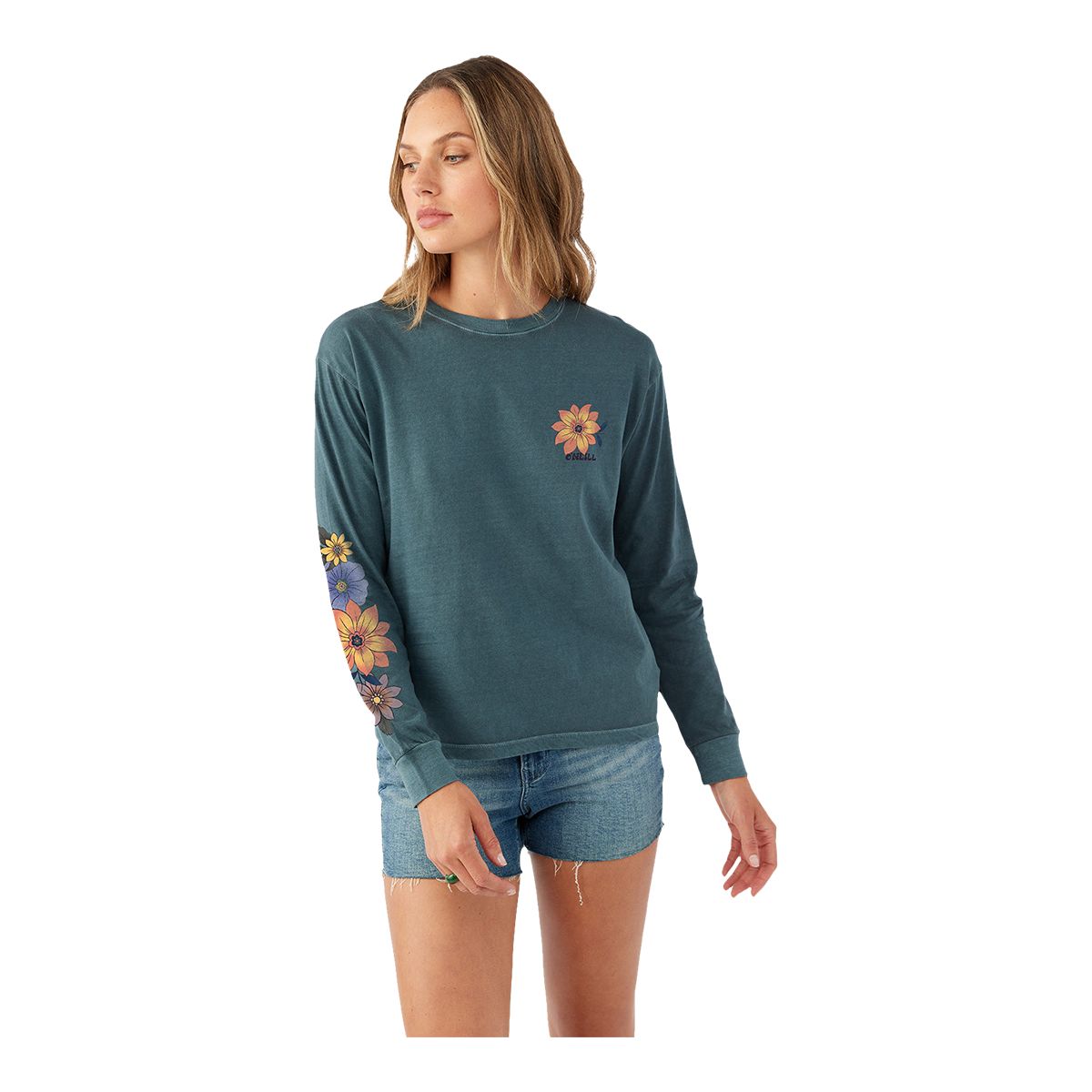 O'Neill Women's Tatum Floral Long Sleeve T Shirt