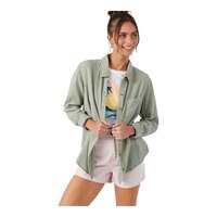 O'Neill Women's Leni Woven Top Front_Flat